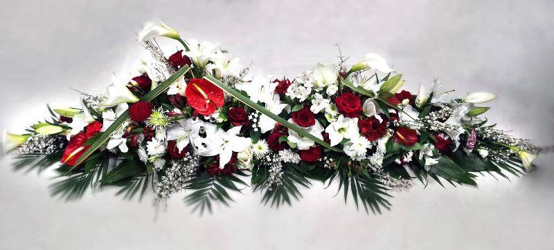 Bouquet de fleurs deuils 05